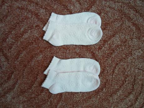 Růžové nízké kotníčkové ponožky 2 páry, 31