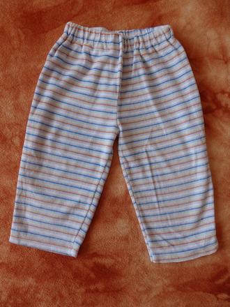 Krásné semišové fleecové tepláčky, 86