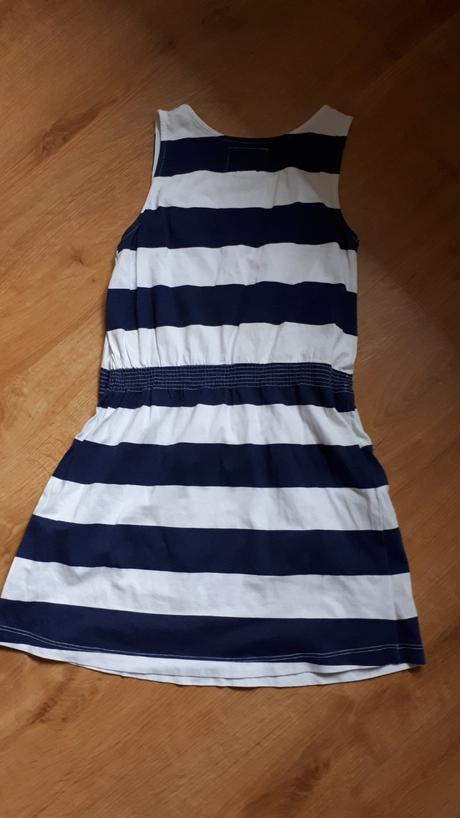 Námořnické pruhované šaty, h&m,134