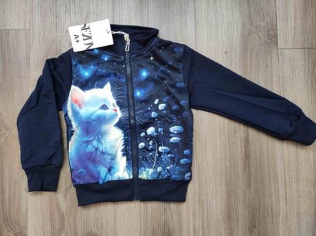 Dívčí slabá mikina 98,104,110,116,122,128, 98 - 128