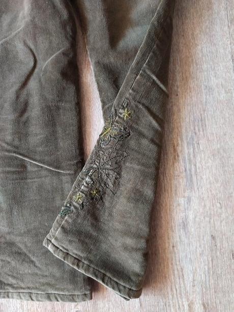 Dívčí teplé kalhoty podšité flísem vel.140+, 140