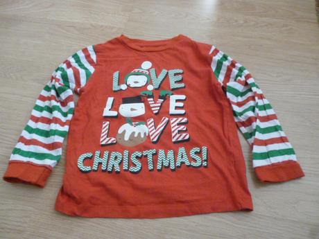 Vánoční triko vel. 7-8 kids, 128