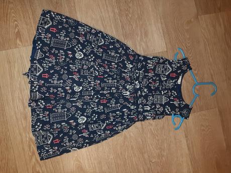 Krásné šatičky, šaty s domečky a kytičkami, rocha.little.rocha,110