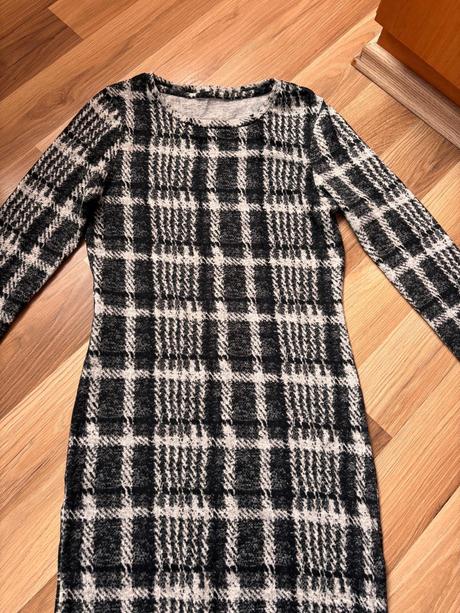 Dlouhé zateplené šaty, s