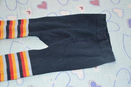 Punčošky punčocháče punčochy pruhované, 104