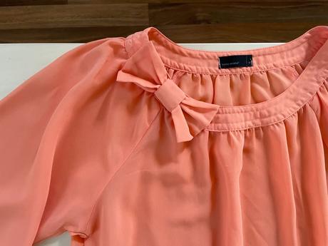 Meruňková halenka s mašlí, vel m, vero moda, vero moda,m