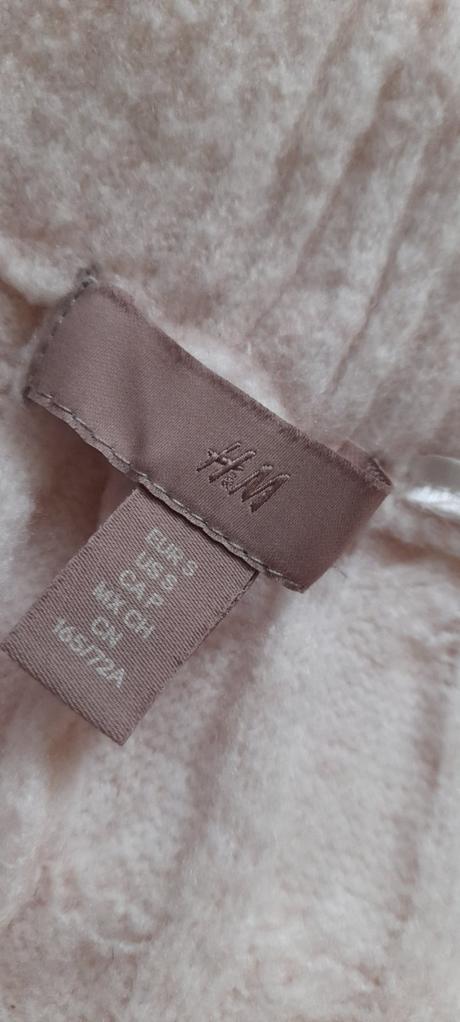 H&m pletené kalhoty jogger s copánkovým vzorem, h&m