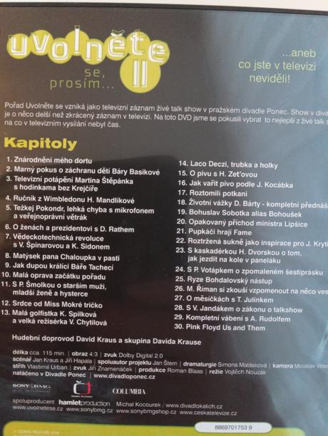 Dvd - uvolněte se prosím,