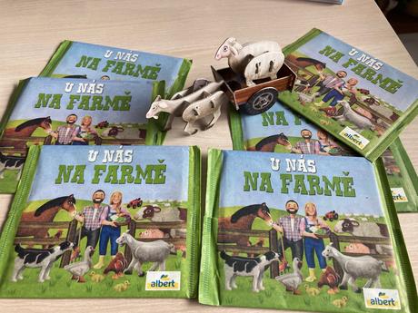 Papírová zvířátka z farmy,