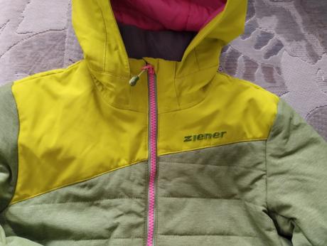 Krásná zimní kvalitní bunda ziener 128 jako nová, 128