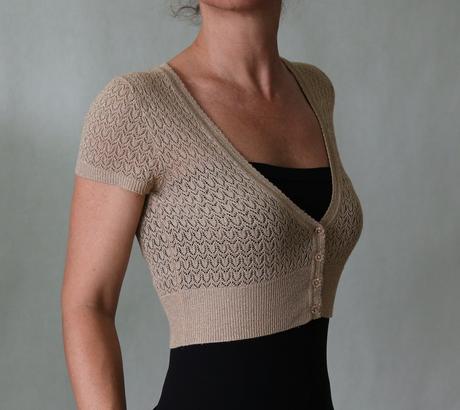 Zlatavé krajkové bolerko orsay vel xxs, orsay,xs