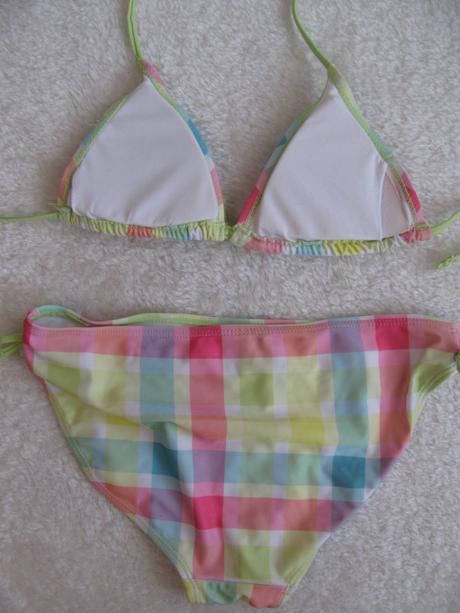 Dvoudílné dívčí barevné plavky,bikiny, yigga,164