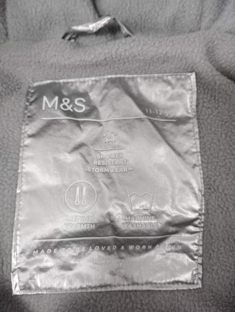 Nová metalická dívčí bunda ms, vel. 11-12 let, marks & spencer,152