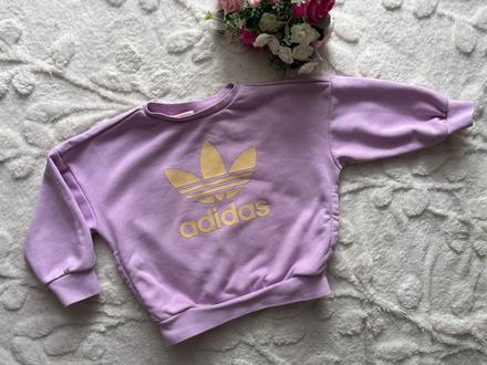 K1/ mikina šedofialova- v.4/5 let zn. adidas, adidas,110