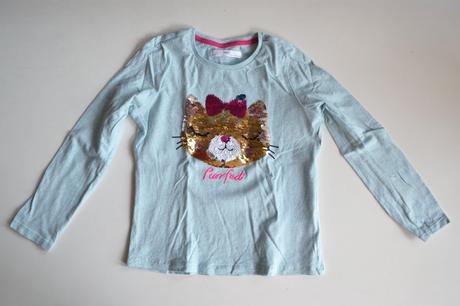 Bavlněná trička s přeměňovací kočičkou, marks & spencer,122