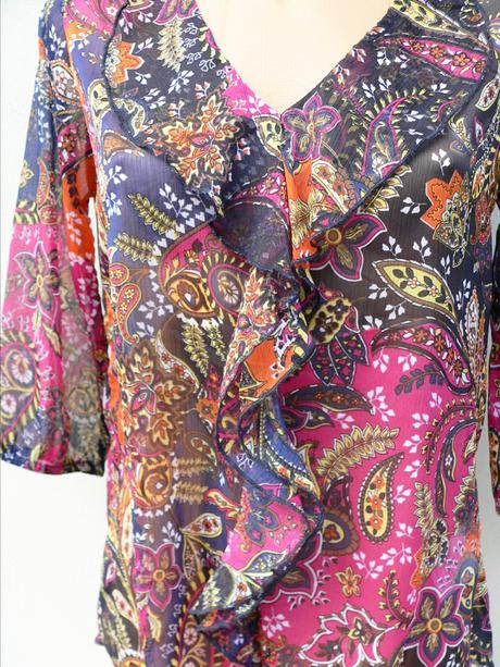 Lehká květovaná halenka blůzka street one - vel.36, street one,36