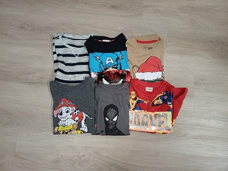 6x tričko, marvel,110