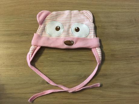 Vázací čepička pro miminko, 68