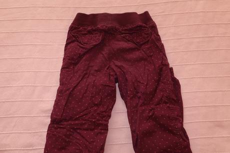 3 x zateplené kalhoty, h&m,128