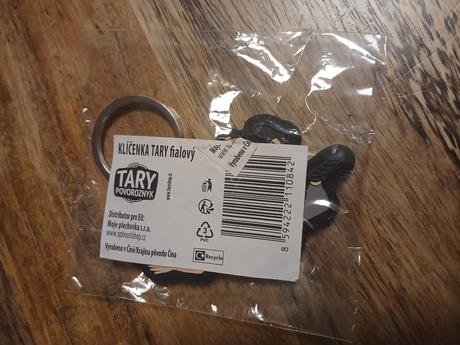 Přívěšek/klíčenka tary fialový, nový, 