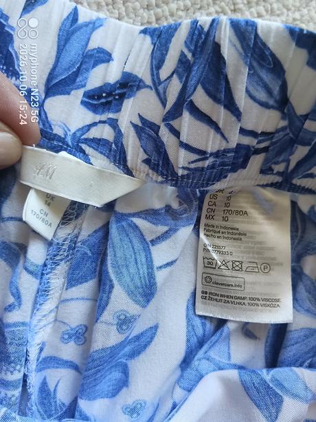 Kalhoty široké zn."h&m" vel."42", h&m,42