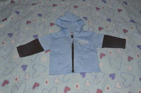 74 80 mikina mikinka s kapucí, reebok,80