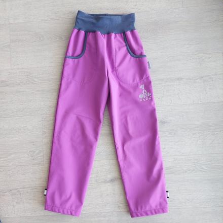 Softshellové kalhoty s fleecem vel. 128/134, unuo,128