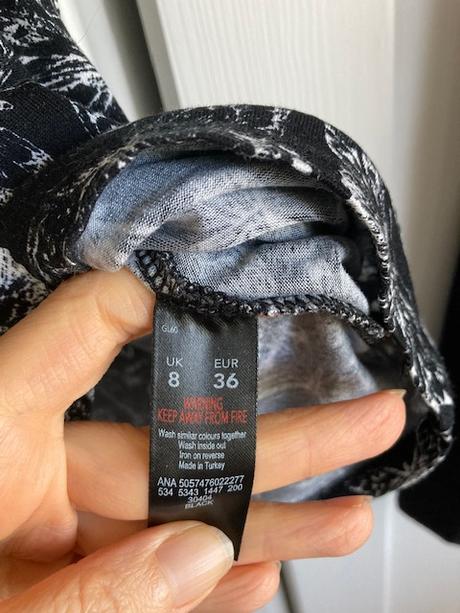 Černé krátké šaty tunika, george,s