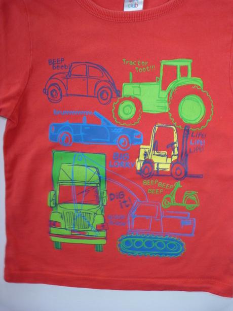 Bavlněné tričko s auty vel.110, miniclub,110