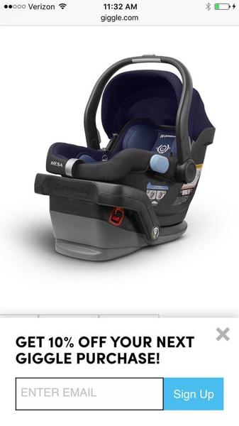 Adaptér na sedačku z USA UPPAbaby Mesa na kočárek Joolz