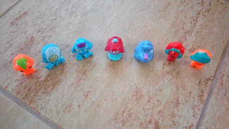 Sbírka příšerek z kinder a z lidlu - 7 ks,