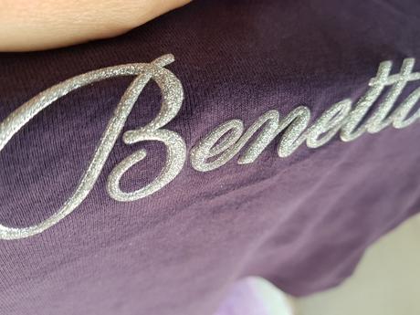 Dětské fialové triko benetton vel. 2r, benetton,92