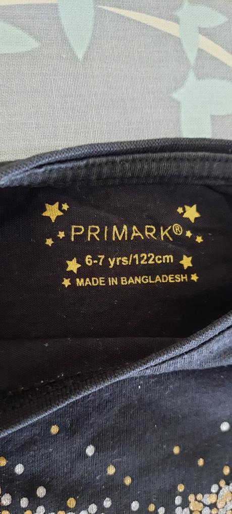 Dívčí tričko značky primark, vel. 6-7 let(122cm)., primark,122