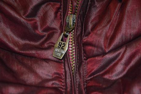 158 164 vínová buřtíkatá bunda vel. s, timeout,164