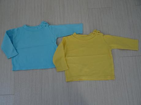 2x tričko vel. 3-6 m, tesco,68