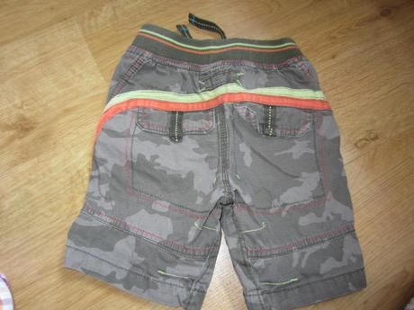 Bezva maskáčové kraťásky, šortky, next,92