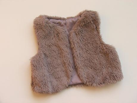 M235 chlupatkové dívčí bolerko vel. 62, nutmeg,62