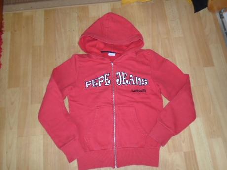 Mikina červená vel l, l