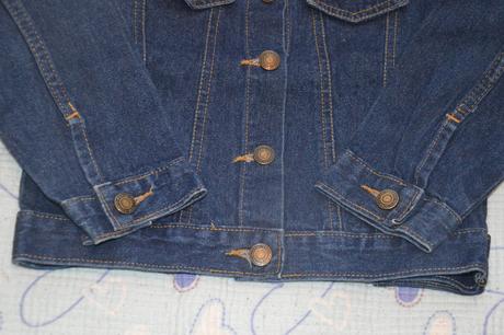 116 džínová bavlněná bunda, 116