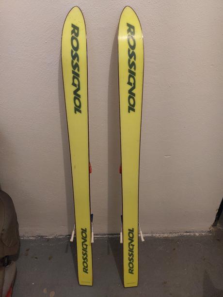 Dětské lyže rossignol 110 cm a lyžáky alpina 33, rossignol,110-119 cm