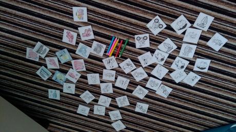 Vybarvovací pexeso, 