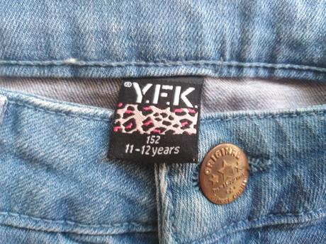 Džínové kraťasy 152, kik,152