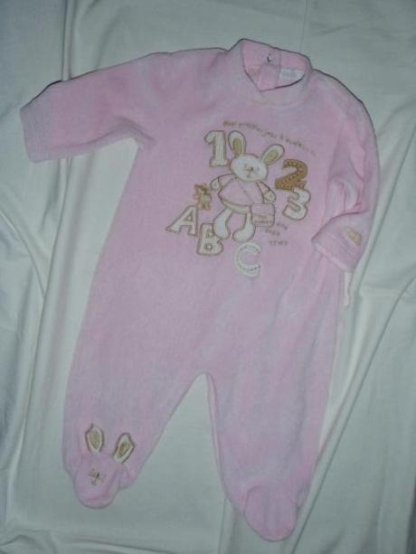 Luxusní sametový zajíčkový overal, 68