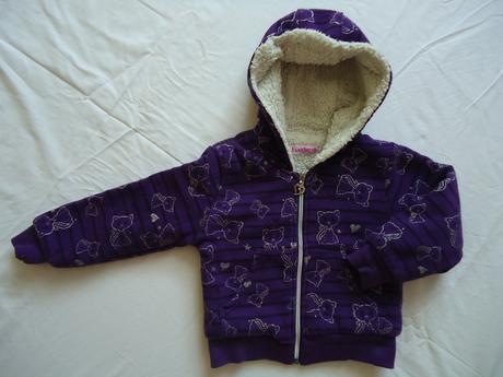 Oteplená mikina s kapucí, 98