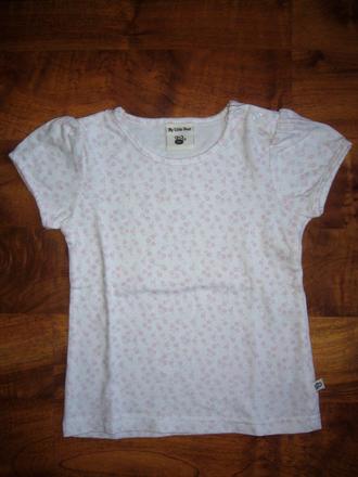 Dívčí bavlněné tričko kr.ruk. 92 my little bear, my little bear,92