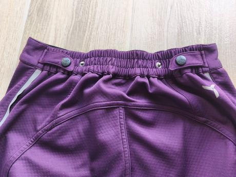 Softshellové fialové kalhoty, 146