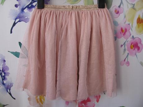 Růžová tylová sukně s třpytkou frozen, disney,122
