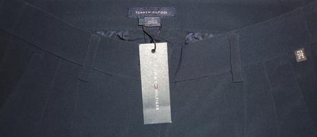 Navy - tmavě modré dámské kalhoty tommy hilfiger, tommy hilfiger,xs