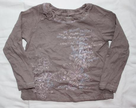 Ar34. tričko s kamínky a flitry 3-4 roky, next,104