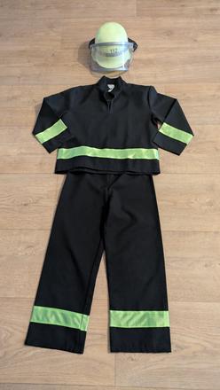 Karnevalový kostým hasič, záchranář vel. 128, 